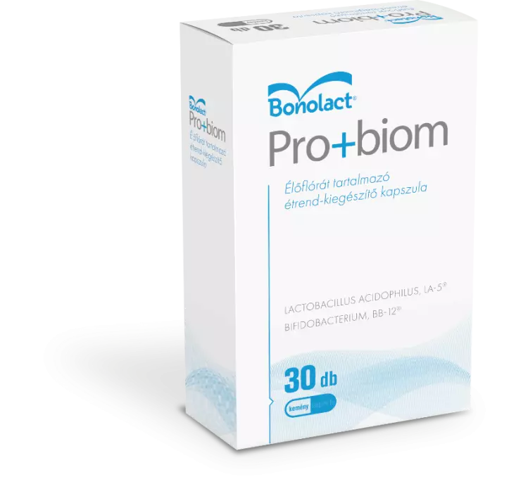 Bonolact Pro+biom étrendkiegészítő kapszula 30x