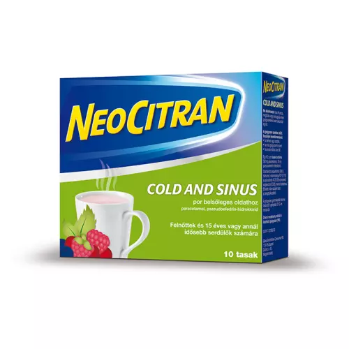 Neo Citran Cold and Sinus por belsőleges oldathoz 10x