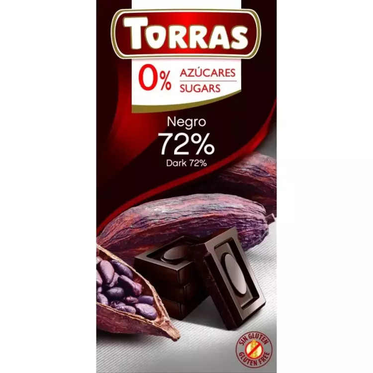 Torras Étcsokoládé 72% CM. GM. 75g Torras Étcsokoládé 72% CM. GM. 75g