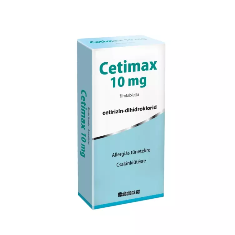 Cetimax 10 mg filmtabletta 10x Cetimax 10 mg filmtabletta 10x