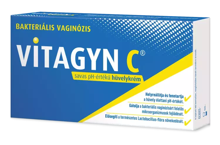 Vitagyn C hüvelykrém + 6 applikátor 30g Vitagyn C hüvelykrém + 6 applikátor 30g