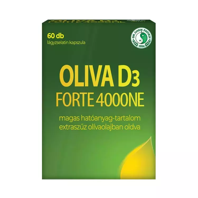Dr.Chen Oliva D3 Forte 4000 NE kapszula 60x Dr.Chen Oliva D3 Forte 4000 NE kapszula 60x