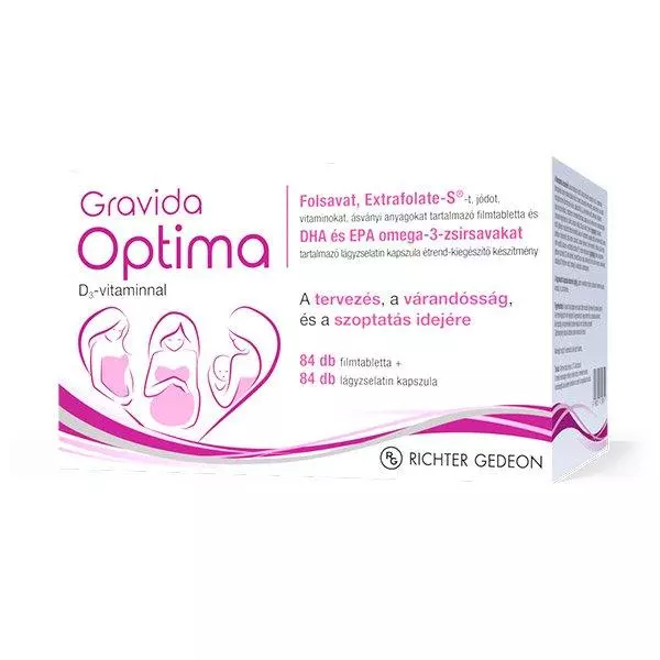 Gravida Optima filmtabletta+ kapszula 84x+84x Gravida Optima filmtabletta+ kapszula 84x+84x
