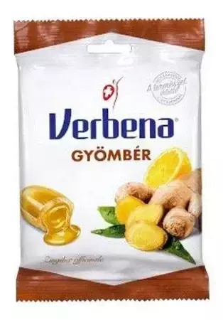 Verbena cukorka gyömbér 60g Verbena cukorka gyömbér 60g