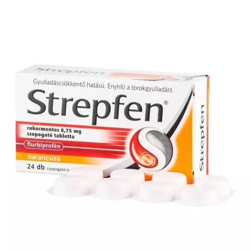 Strepfen cukormentes 8,75 mg szopogató tbl narancs 24x