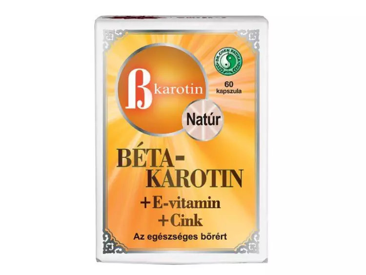 Dr.Chen Béta-karotin+ E-vit.+ Cink lágyzs. kapsz. 60x Dr.Chen Béta-karotin+ E-vit.+ Cink lágyzs. kapsz. 60x