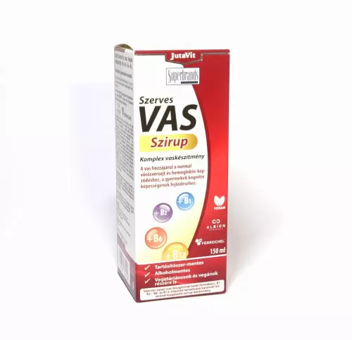 JutaVit Szerves Vas komplex szirup 150ml