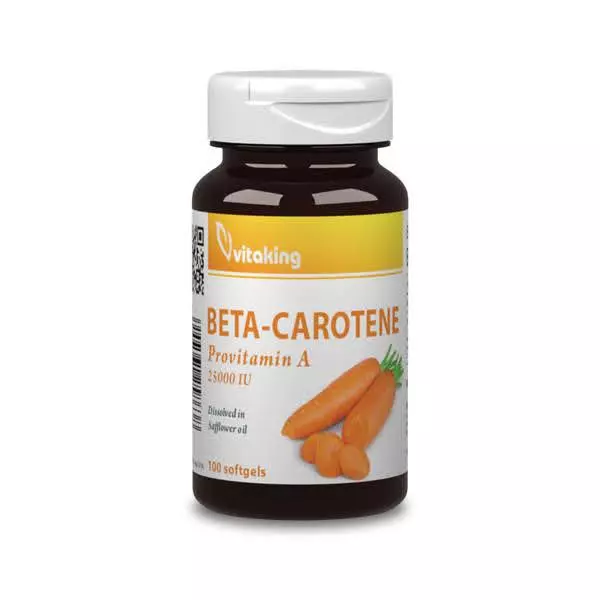 Vitaking Béta-karotin 15 mg gélkapszula 100x