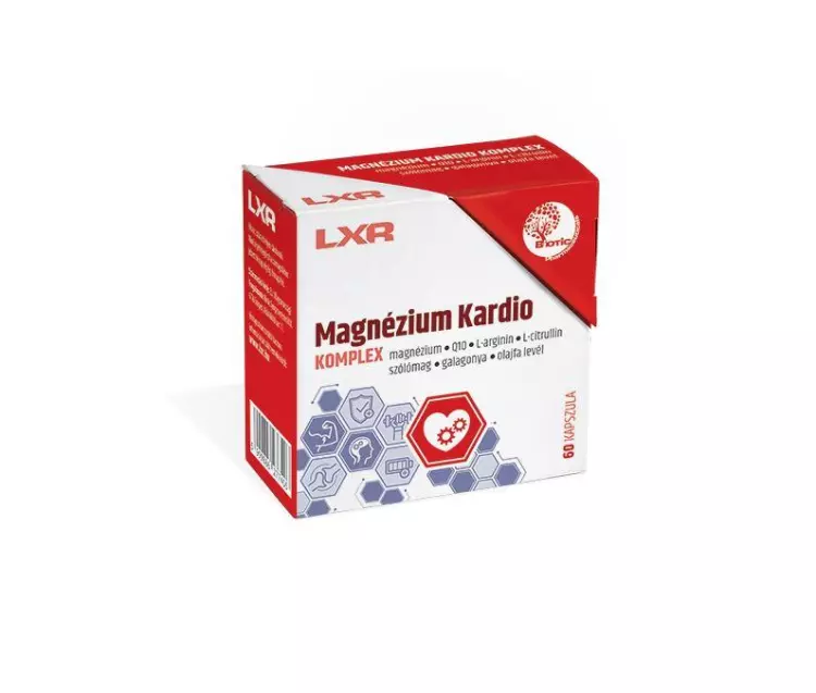 LXR Magnézium Kardio Komplex kapszula 60x LXR Magnézium Kardio Komplex kapszula 60x