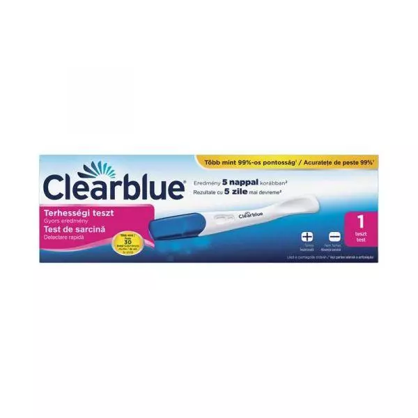 Clearblue Plus/Gyors eredmény Terhességi teszt 1x Clearblue Plus/Gyors eredmény Terhességi teszt 1x
