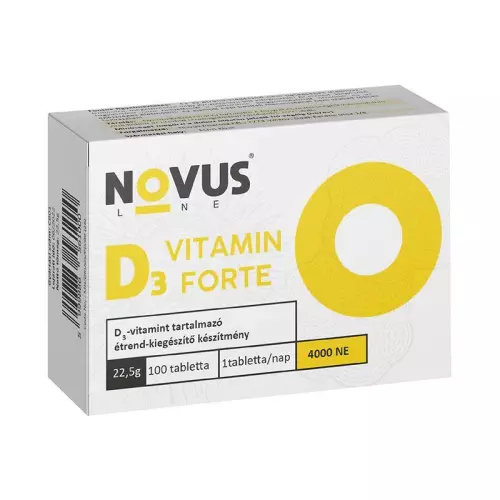 Novus Line D3-vitamin Forte tabletta 100x
