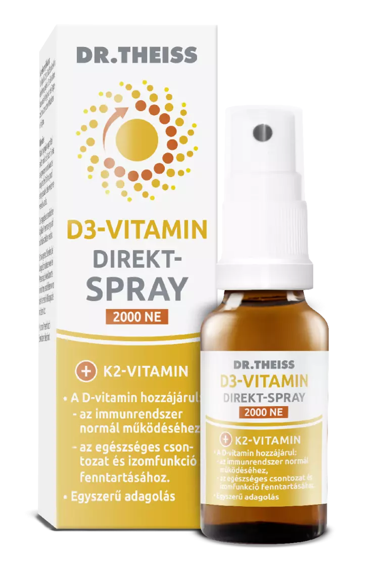 Dr. Theiss D3-vitamin 2000 NE direkt spray 20ml Dr. Theiss D3-vitamin 2000 NE direkt spray 20ml
