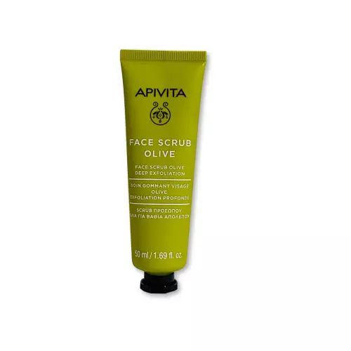 APIVITA Express arcradír mélyhámlasztó Olívával 50ml