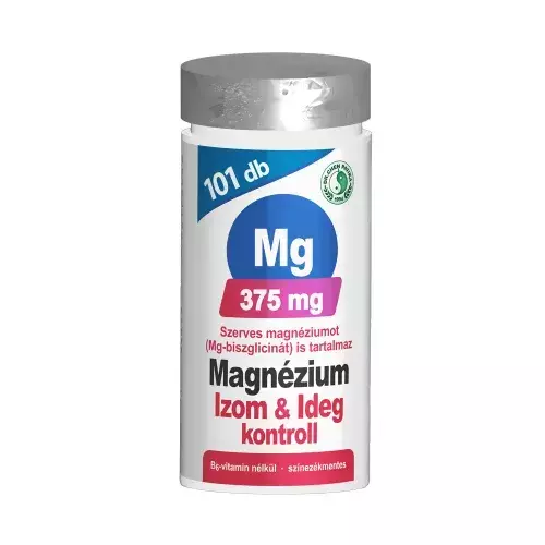 Dr.Chen Magnézium 375 mg Izom Ideg Kontroll tabl. 101x Dr.Chen Magnézium 375 mg Izom Ideg Kontroll tabl. 101x