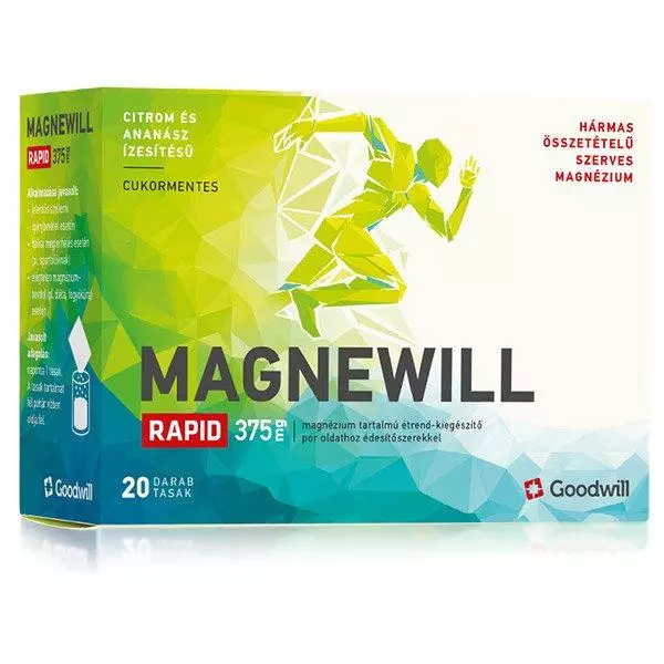 Goodwill Magnewill Rapid 375 mg por 20x Goodwill Magnewill Rapid 375 mg por 20x