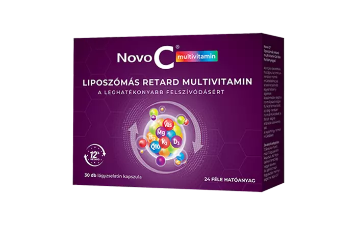 Novo C multivitamin liposzómás retard kapszula 30x Novo C multivitamin liposzómás retard kapszula 30x