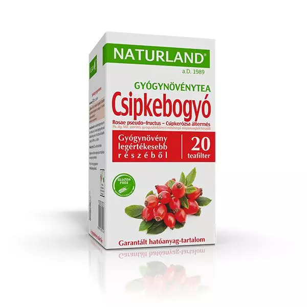 NATURLAND Csipkebogyó filteres Extra 20x2,5g NATURLAND Csipkebogyó filteres Extra 20x2,5g