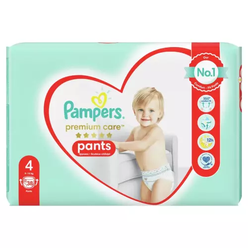 Pampers Premium Care Pants 4-es 9-15 kg 38x