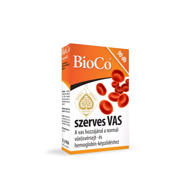BioCo Szerves Vas tabletta 90x BioCo Szerves Vas tabletta 90x