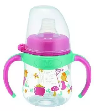 Nip tanulópohár itatócsőrrel szil. 6 hó 150ml lány 1x