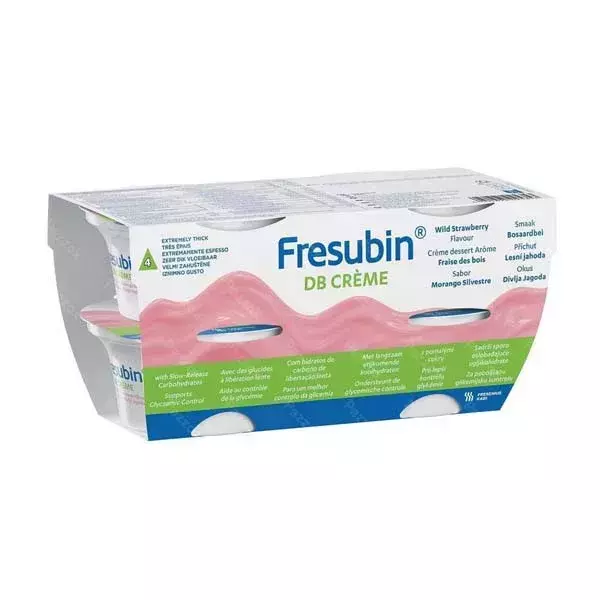 Fresubin DB créme - erdei szamóca ízű krém 4x125g