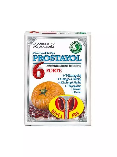 Dr.Chen Prostayol 6 1400 mg Forte kapszula 40x Dr.Chen Prostayol 6 1400 mg Forte kapszula 40x