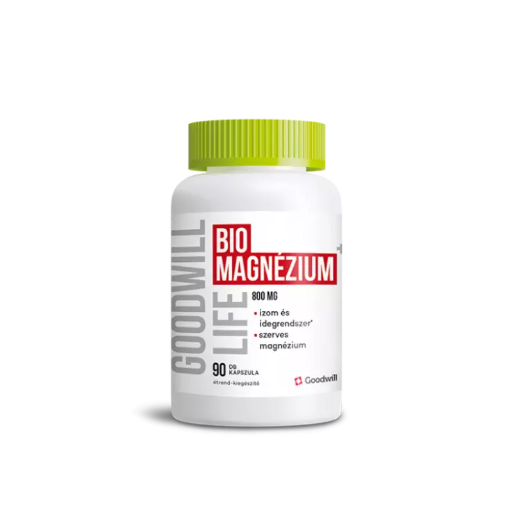 Goodwill Life Bio magnézium kapszula 90x Goodwill Life Bio magnézium kapszula 90x