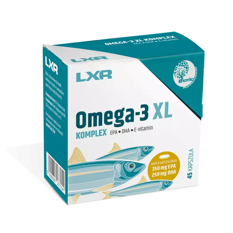 LXR Omega-3 XL Komplex lágy kapszula 45x LXR Omega-3 XL Komplex lágy kapszula 45x