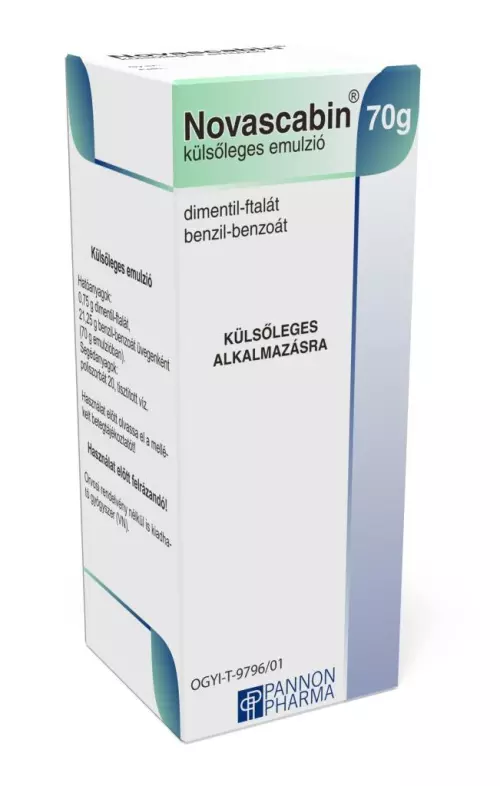 Novascabin külsőleges emulzió 70g