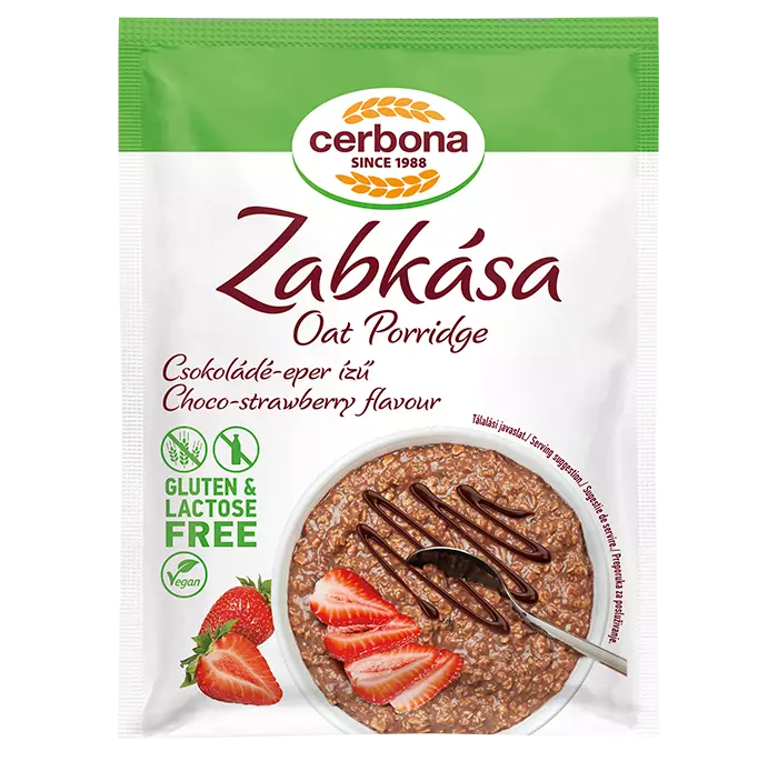 Cerbona zabkása csokoládé-eper GM. 50g Cerbona zabkása csokoládé-eper GM. 50g