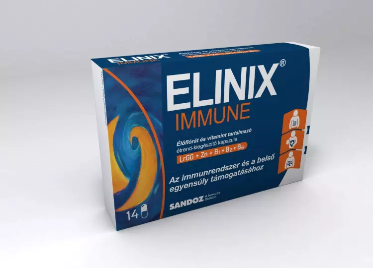 Elinix Immune étrendkiegészítő kapszula 14x Elinix Immune étrendkiegészítő kapszula 14x