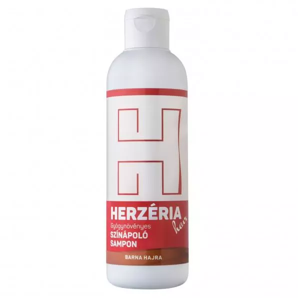 Herzéria Hair gyógynöves sampon színápoló barna haj 200ml Herzéria Hair gyógynöves sampon színápoló barna haj 200ml