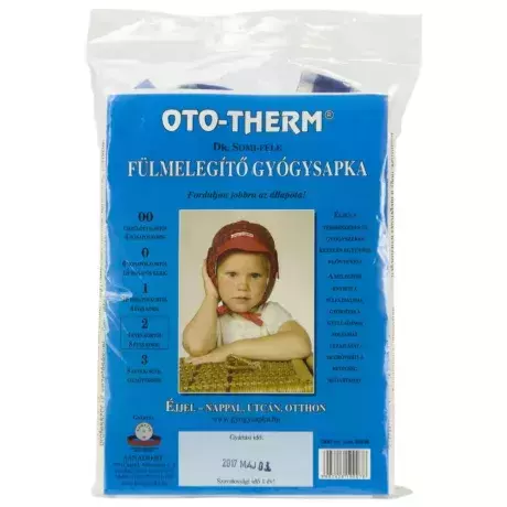 Oto-Therm fülmelegítő gyógysapka+hőtár.betét 2.sz. 1x Oto-Therm fülmelegítő gyógysapka+hőtár.betét 2.sz. 1x