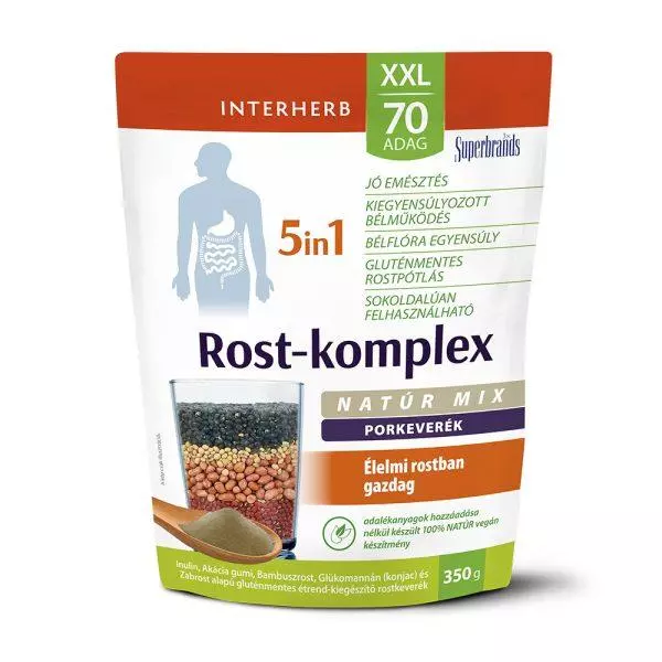Interherb XXL Rost-komplex Natúr mix porkev. 5in1 350g Interherb XXL Rost-komplex Natúr mix porkev. 5in1 350g
