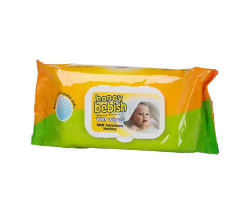 Bebish nedves törlőkendő 72x