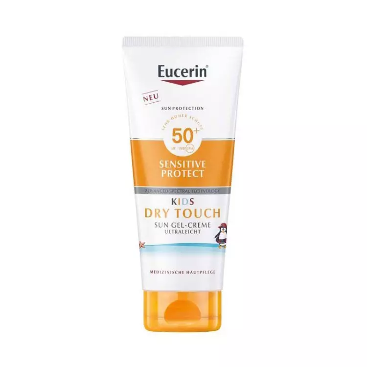 Eucerin Sun Kids Sensitive Protect Dry Touch gyermek napozó gél-krém SPF50+ 200ml Eucerin Sun Kids Sensitive Protect Dry Touch gyermek napozó gél-krém SPF50+ 200ml