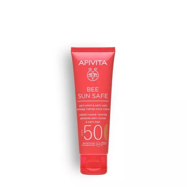 APIVITA BEE SUN SAFE Színezett arckrém SPF50 50ml