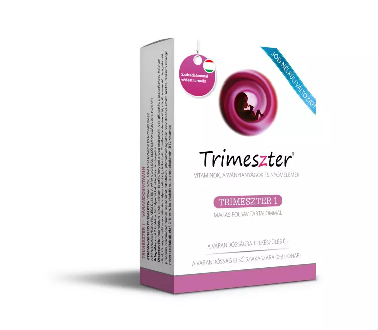 Trimeszter 1 vitamin tabl. várandósoknak jódmentes 60x Trimeszter 1 vitamin tabl. várandósoknak jódmentes 60x