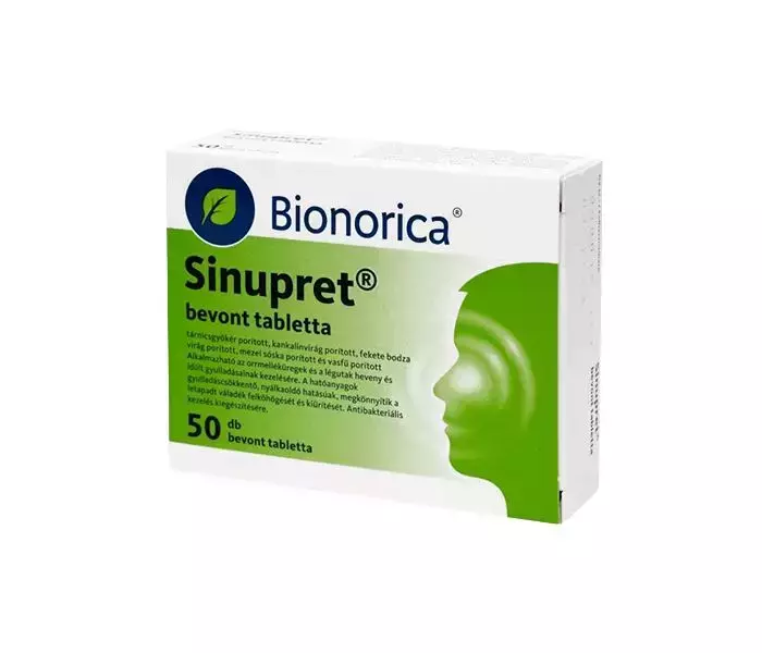 Sinupret bevont tabletta 50x Sinupret bevont tabletta 50x