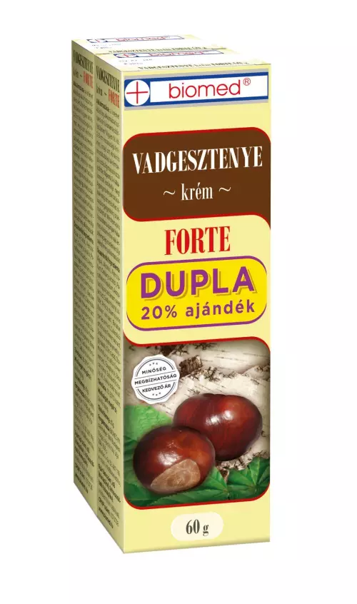 Biomed Vadgesztenye krém Forte Dupla 2x60g