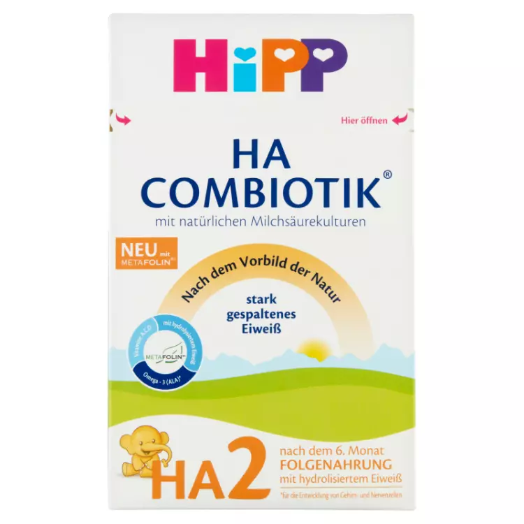 HiPP HA 2 Combiotik anyatej-kieg. tápszer 6.hó 600g