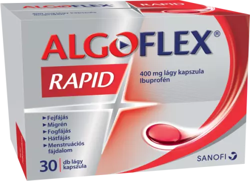 Algoflex Rapid 400 mg lágy kapszula 30x