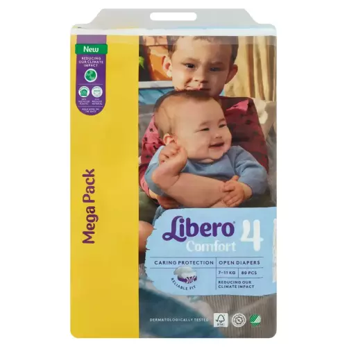 Libero Comfort (4)  7-11kg MEGA PACK 80x