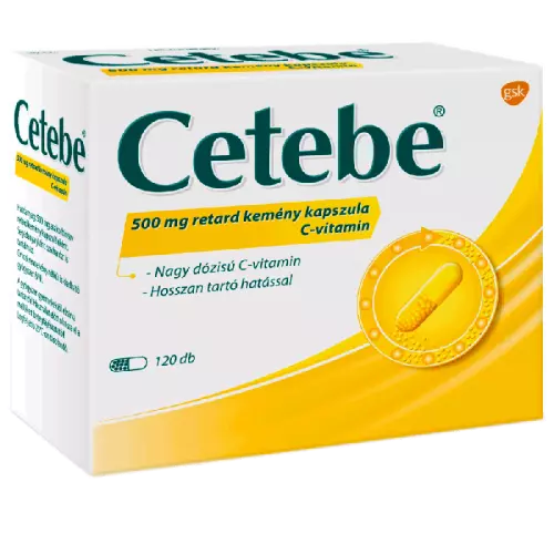 Cetebe 500 mg retard kemény kapszula 120x