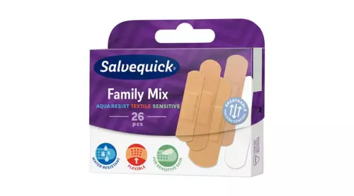 Salvequick Med Family mix sebtapasz 26x