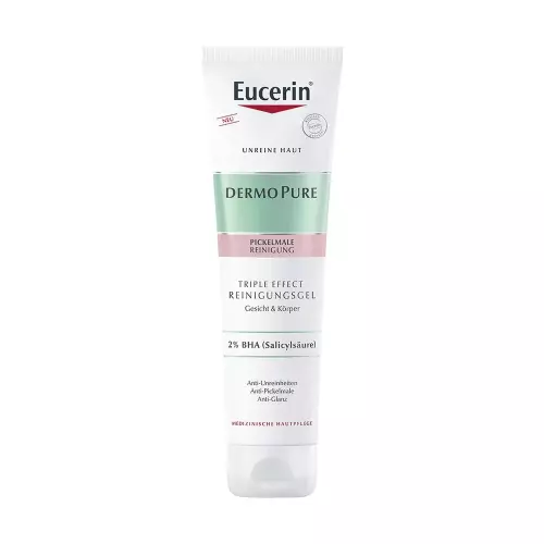Eucerin DermoPure Mélytisztító hármas hatás zselé 150ml