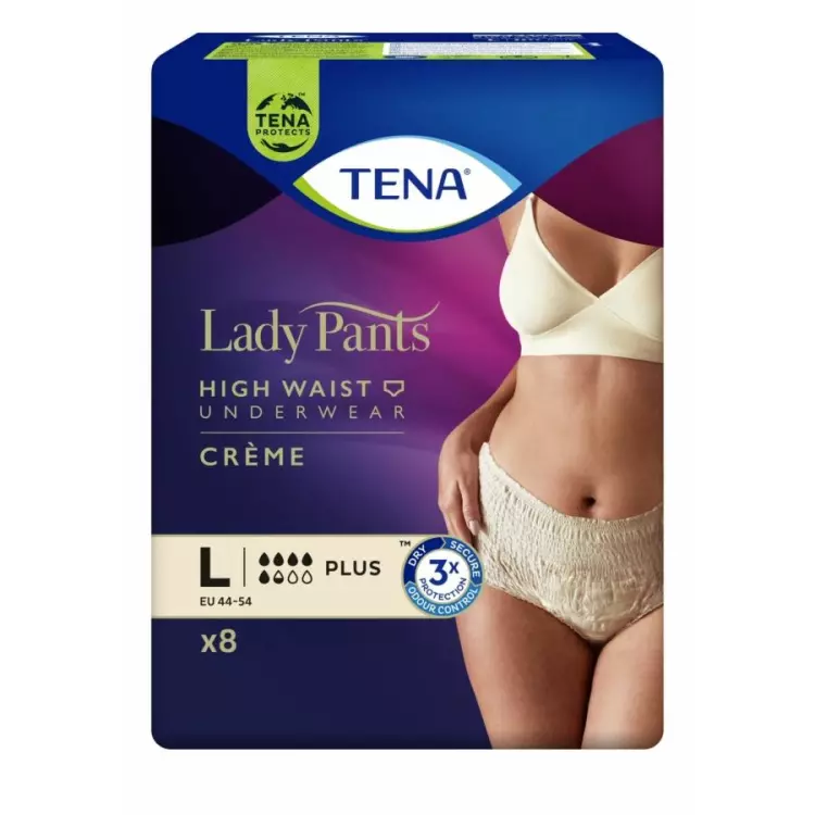 Tena Lady Pants Plus nadrágpelenka L krémszínű 8x Tena Lady Pants Plus nadrágpelenka L krémszínű 8x
