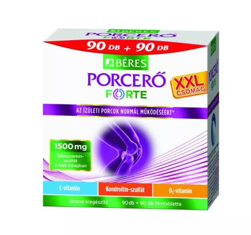 Béres Porcerő FORTE étrendkiegészítő filmtabletta 2x90x