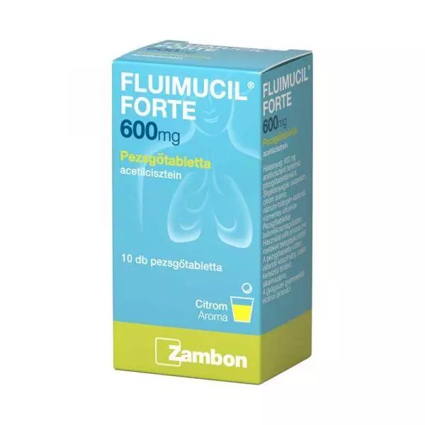 Fluimucil Forte 600 mg pezsgőtabletta 10x Fluimucil Forte 600 mg pezsgőtabletta 10x