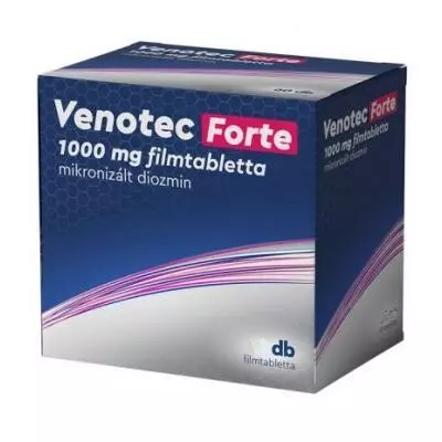 Venotec Forte 1000 mg filmtabletta 30x Venotec Forte 1000 mg filmtabletta 30x